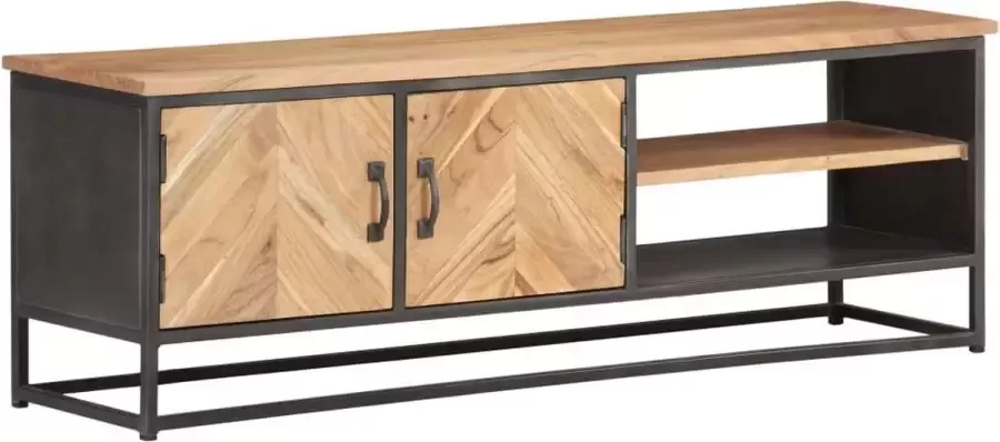 VidaLife Tv-meubel 120x30x40 cm massief acaciahout - Foto 2