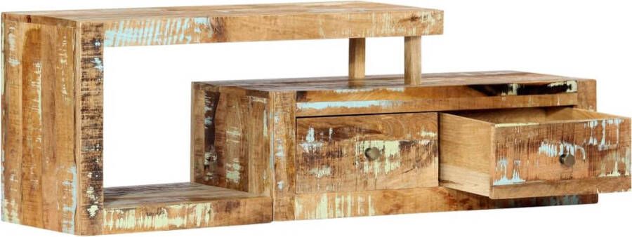 VidaLife Tv-meubel 120x30x40 cm massief gerecycled hout