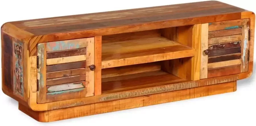 VidaLife Tv-meubel 120x30x40 cm massief gerecycled hout