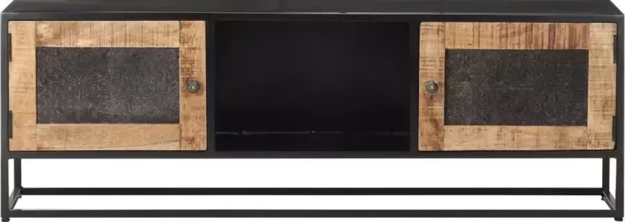 VidaLife Tv-meubel 120x30x40 cm ruw mangohout