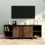 VidaLife Tv-meubel 130x35x50 cm spaanplaat bruineikenkleurig - Thumbnail 1