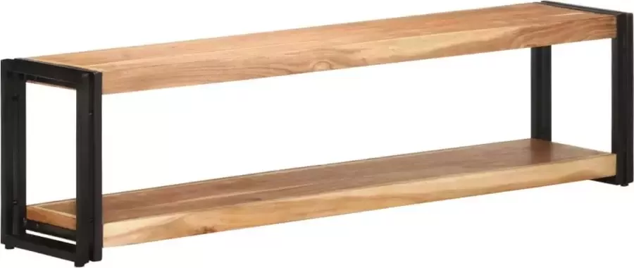 VidaLife Tv-meubel 150x30x40 cm massief acaciahout - Foto 1