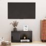 VidaLife Tv-meubel 60x24x32 cm spaanplaat hoogglans zwart - Thumbnail 2