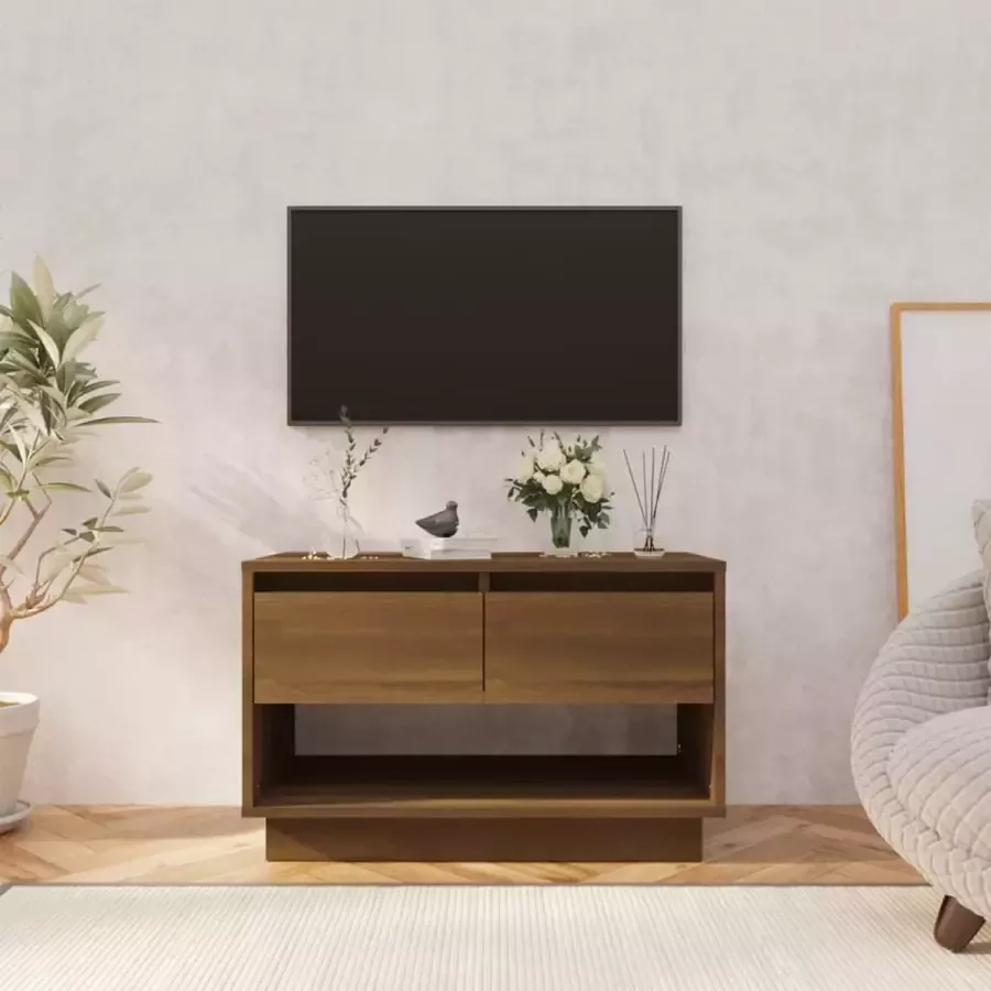 VidaLife Tv-meubel 70x41x44 cm spaanplaat bruineikenkleurig