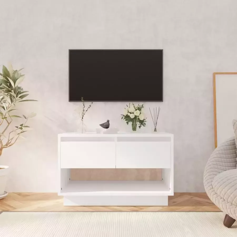VidaLife Tv-meubel 70x41x44 cm spaanplaat wit