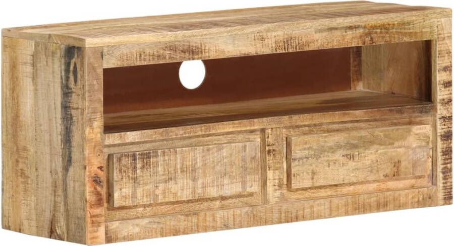 VidaLife Tv-meubel 88x30x40 cm massief mangohout