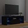 VidaLife Tv-meubel met LED-verlichting 120x35x40 cm zwart - Thumbnail 2