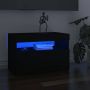VidaLife Tv-meubel met LED-verlichting 60x35x40 cm zwart - Thumbnail 1