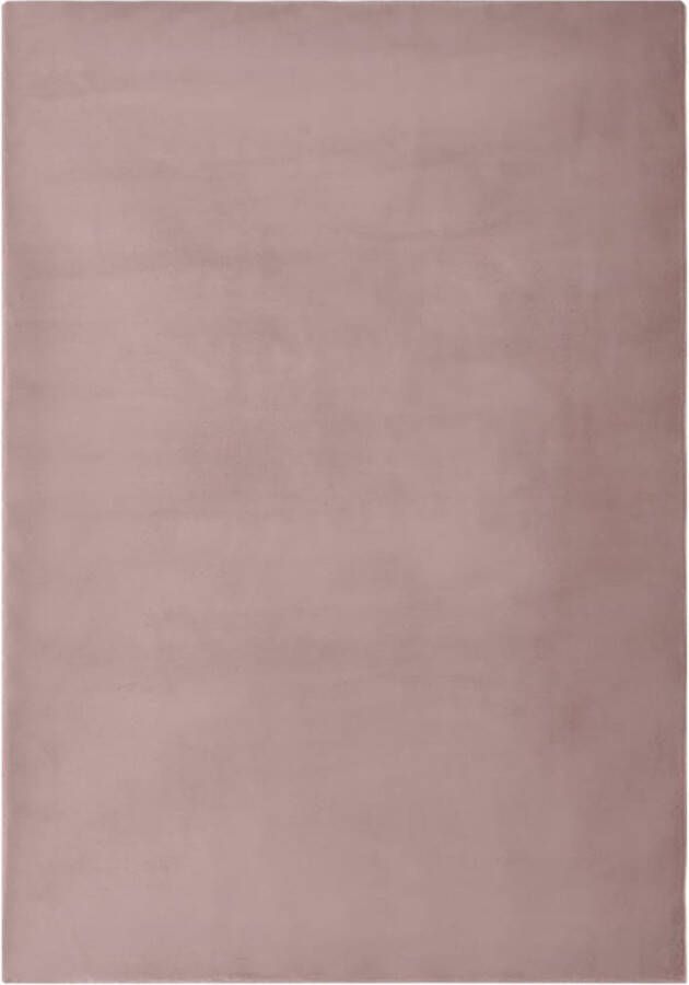 VidaLife Vloerkleed 180x270 cm kunstkonijnenbont oudroze