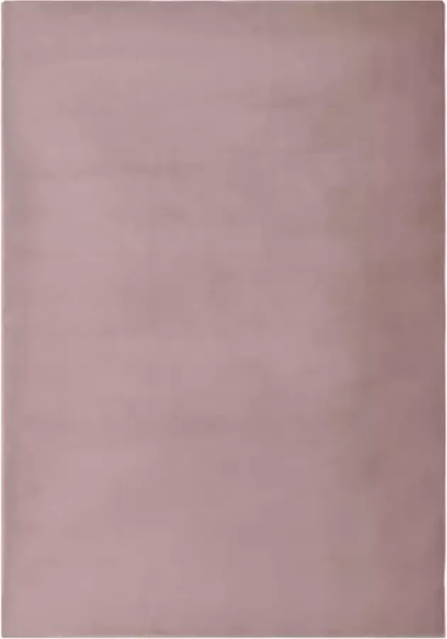 VidaLife Vloerkleed 180x270 cm kunstkonijnenbont oudroze