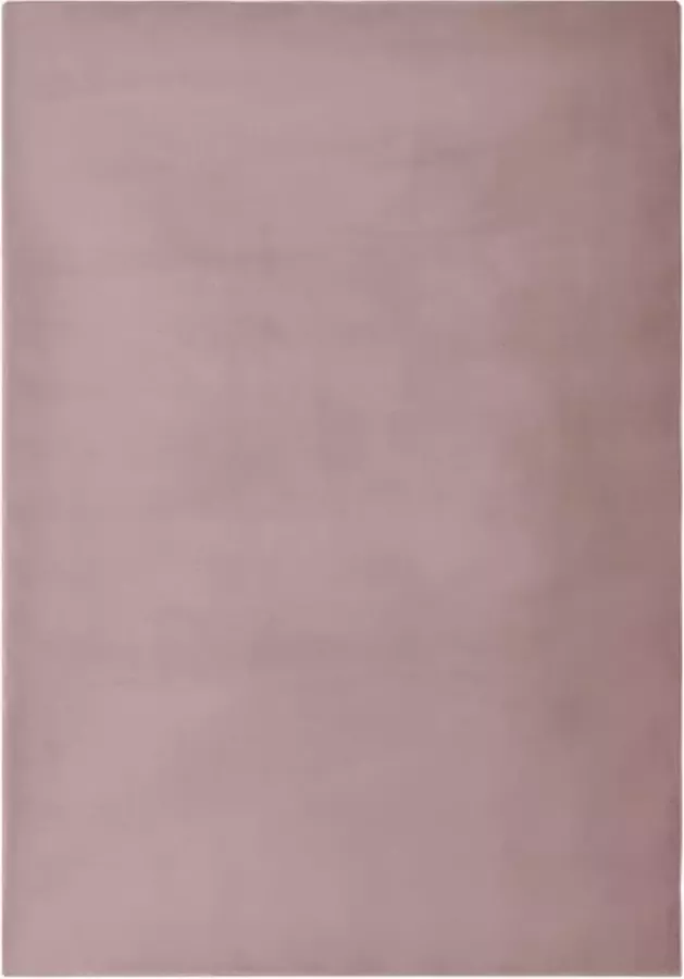 VidaLife Vloerkleed 200x300 cm kunstkonijnenbont oudroze