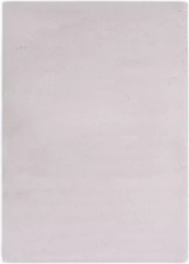 VidaLife Vloerkleed 80x150 cm kunstkonijnenbont grijs