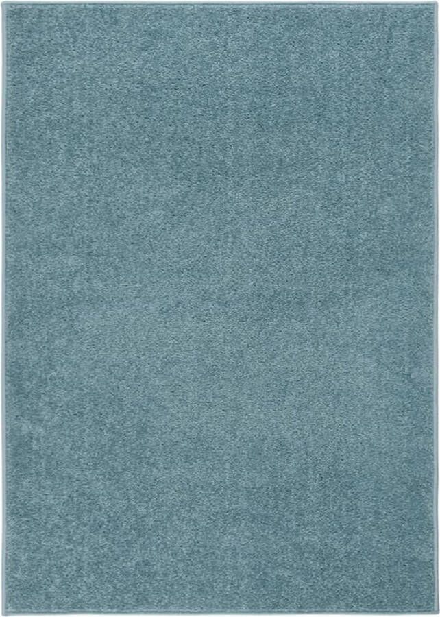 VidaLife Vloerkleed kortpolig 120x170 cm blauw