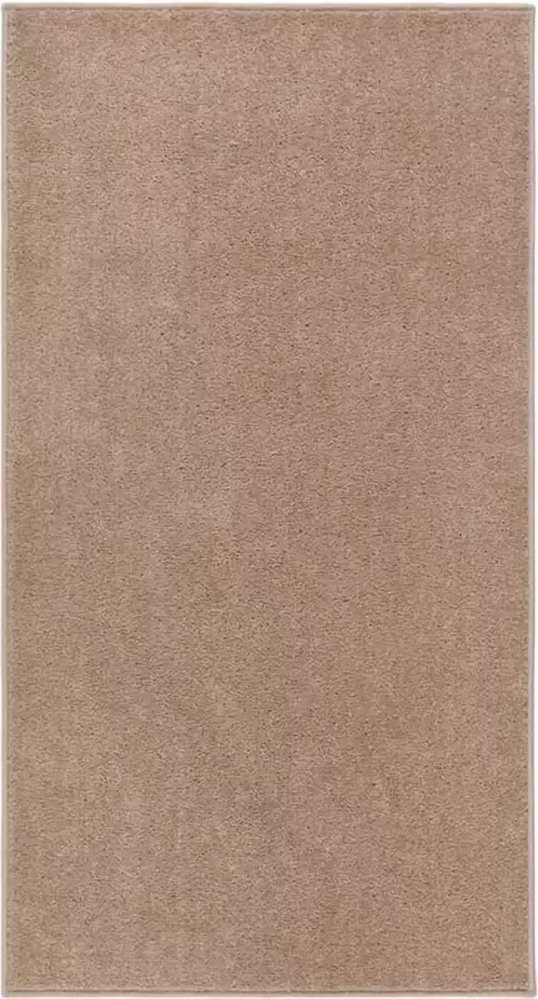 VidaLife Vloerkleed kortpolig 80x150 cm bruin