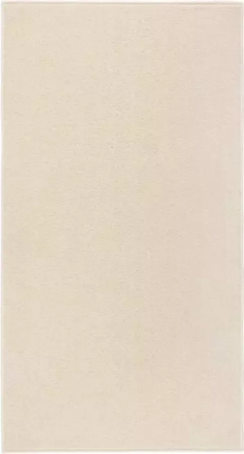 VidaLife Vloerkleed kortpolig 80x150 cm crèmekleurig