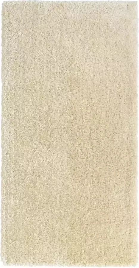 VidaLife Vloerkleed shaggy hoogpolig 50 mm 100x200 cm beige
