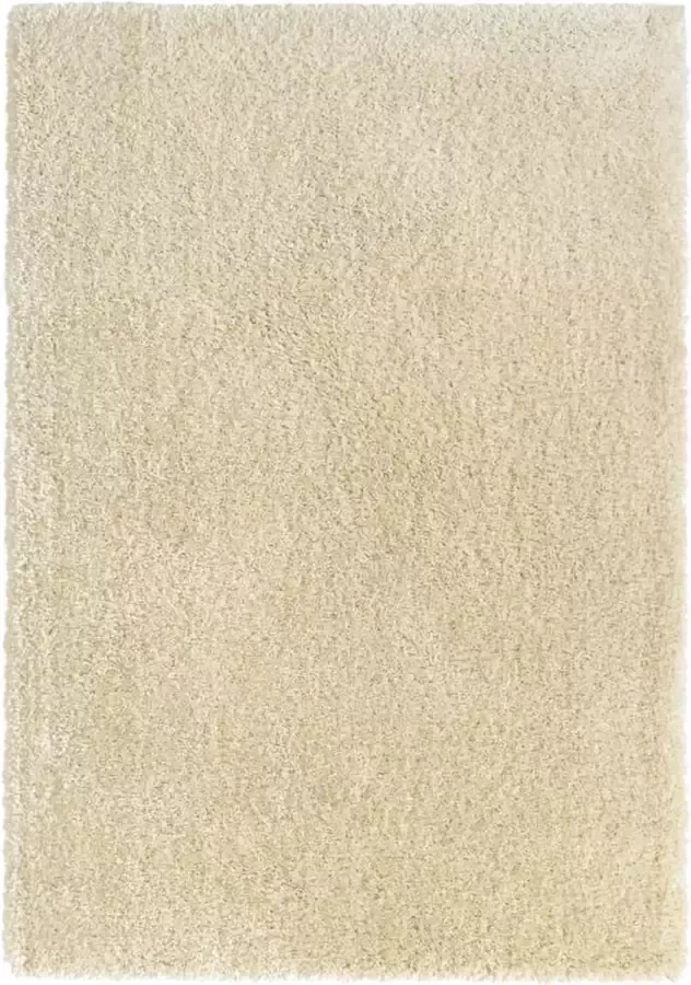 VidaLife Vloerkleed shaggy hoogpolig 50 mm 160x230 cm beige