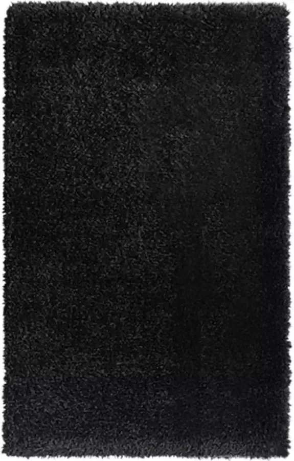 VidaLife Vloerkleed shaggy hoogpolig 50 mm 200x290 cm zwart