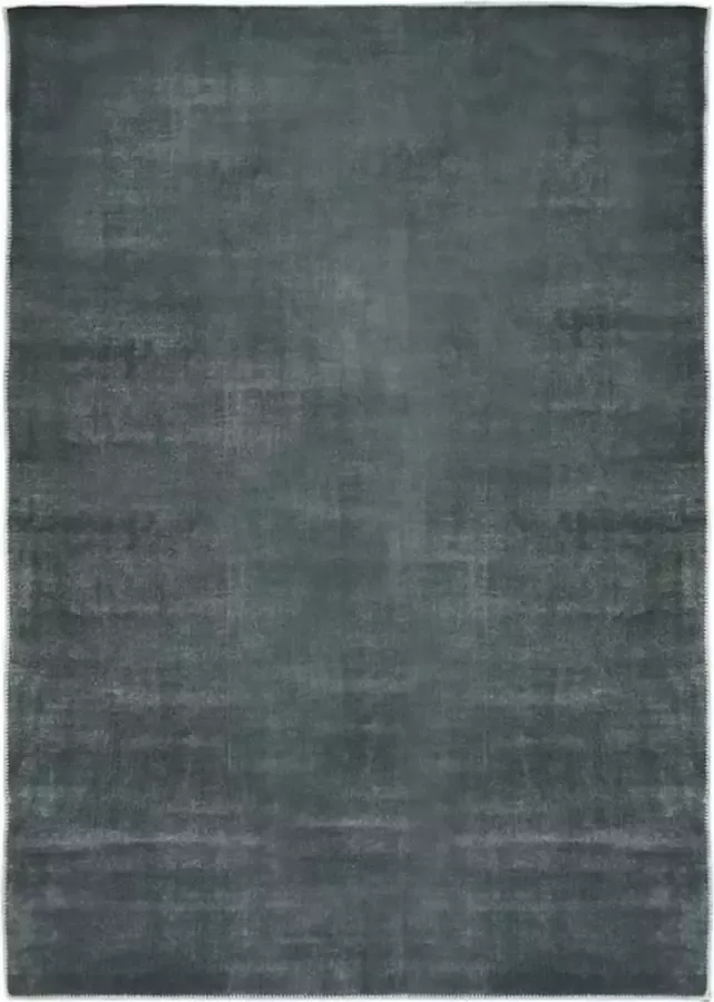 VidaLife Vloerkleed wasbaar opvouwbaar 120x170 cm polyester grijs