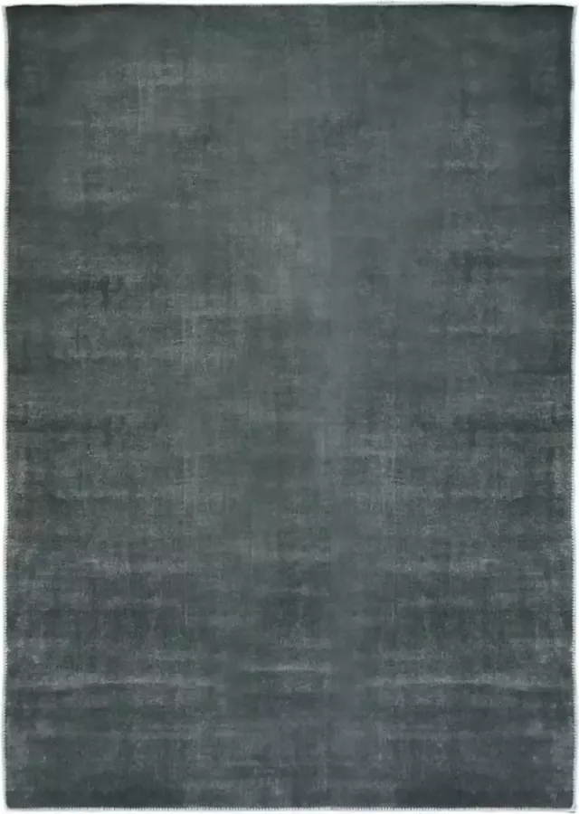 VidaLife Vloerkleed wasbaar opvouwbaar 140x200 cm polyester grijs