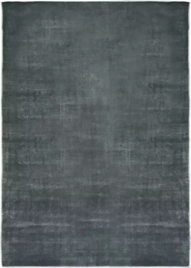 VidaLife Vloerkleed wasbaar opvouwbaar 180x270 cm polyester grijs