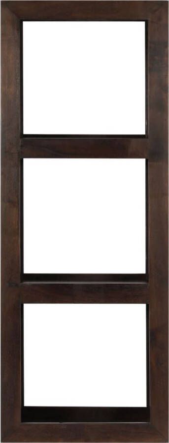 VidaLife Wandkast 40x30x110 cm massief acaciahout