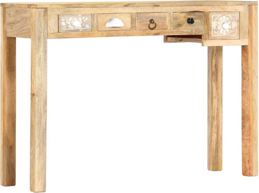 VidaLife Wandtafel 110x30x75 cm massief mangohout