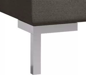 VidaXL 2-delig Bankstel stof taupe