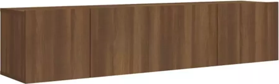 VidaXL -2-delige-Tv-meubelset-bewerkt-hout-bruineikenkleurig - Foto 3