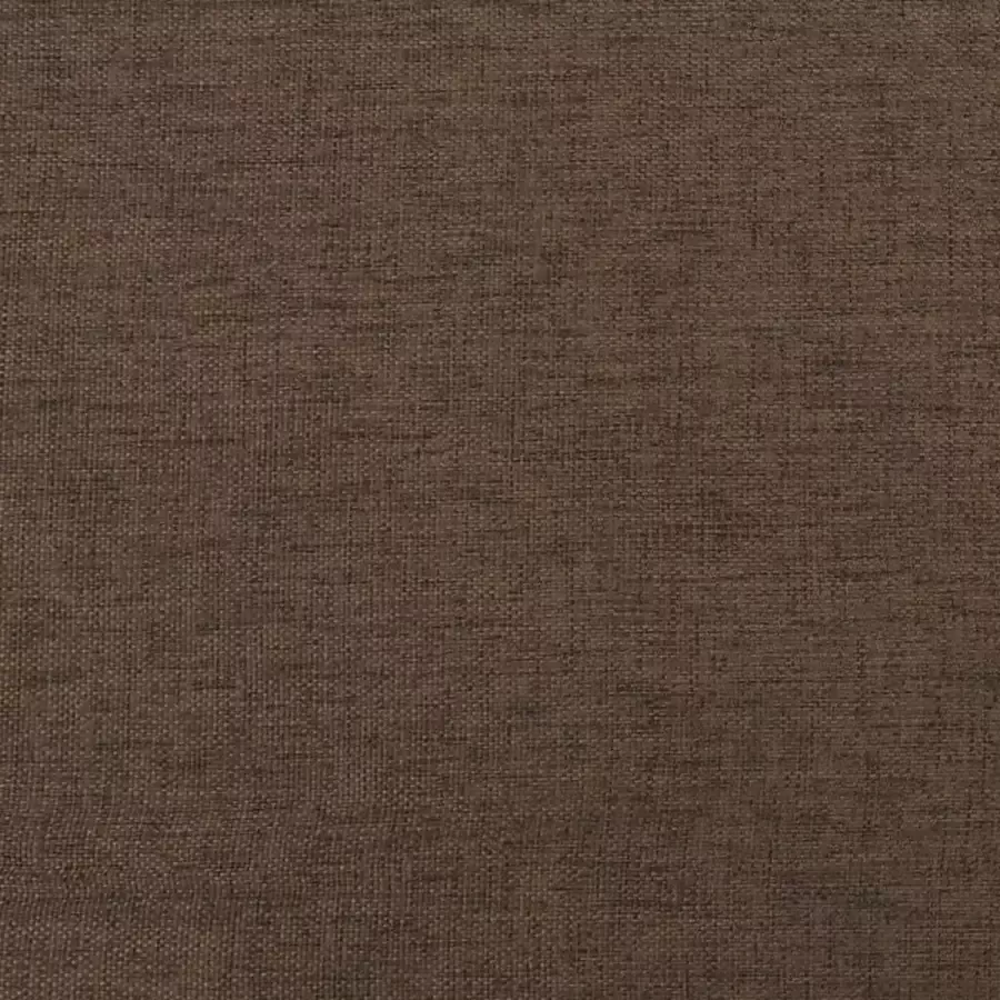 VIDAXL 3-delige Loungeset met kussens stof bruin - Foto 1