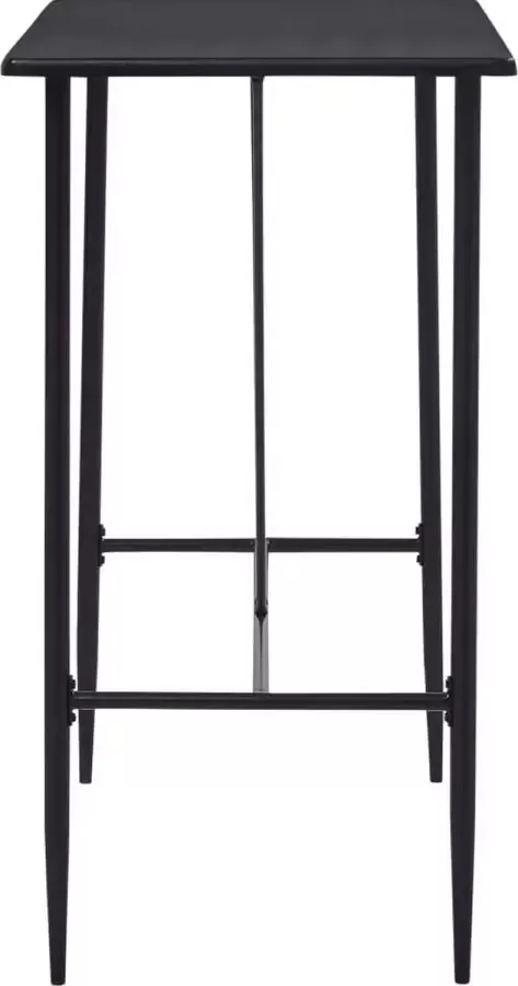 VidaXL 5-delige Barset kunststof geel