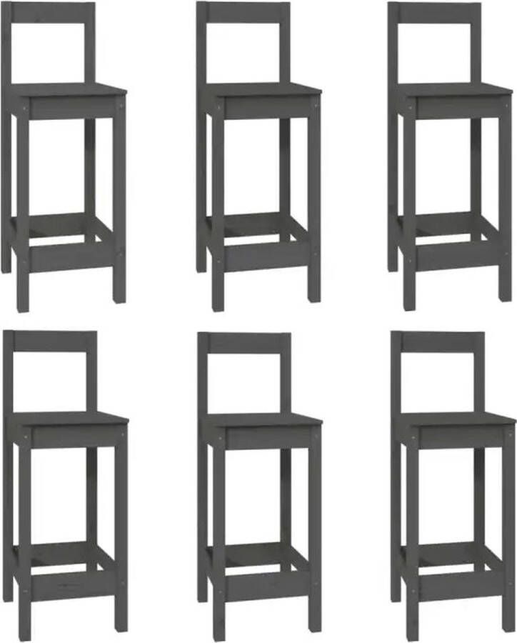 VidaXL -7-delige-Barset-massief-grenenhout-honingbruin - Foto 2