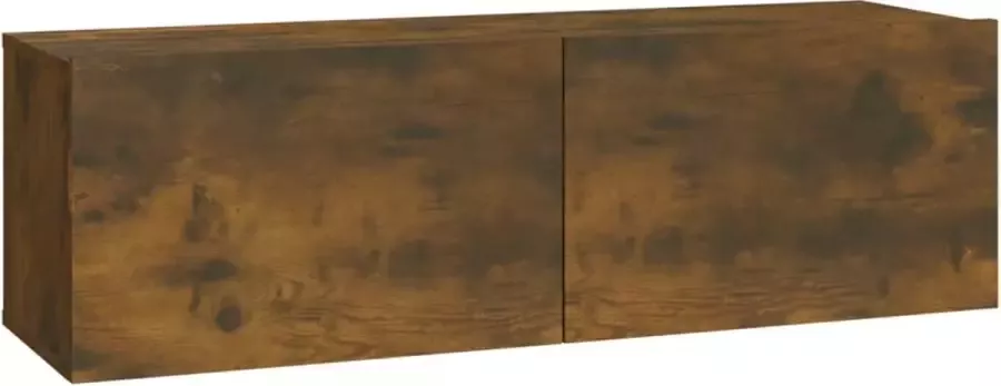 VidaXL -7-delige-Tv-meubelset-bewerkt-hout-gerookt-eikenkleurig - Foto 2