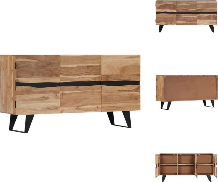 VidaXL Dressoir Dressoirs Houten Dressoir Houten Dressoirs Dressoir 150x40x79 cm massief acaciahout - Foto 2