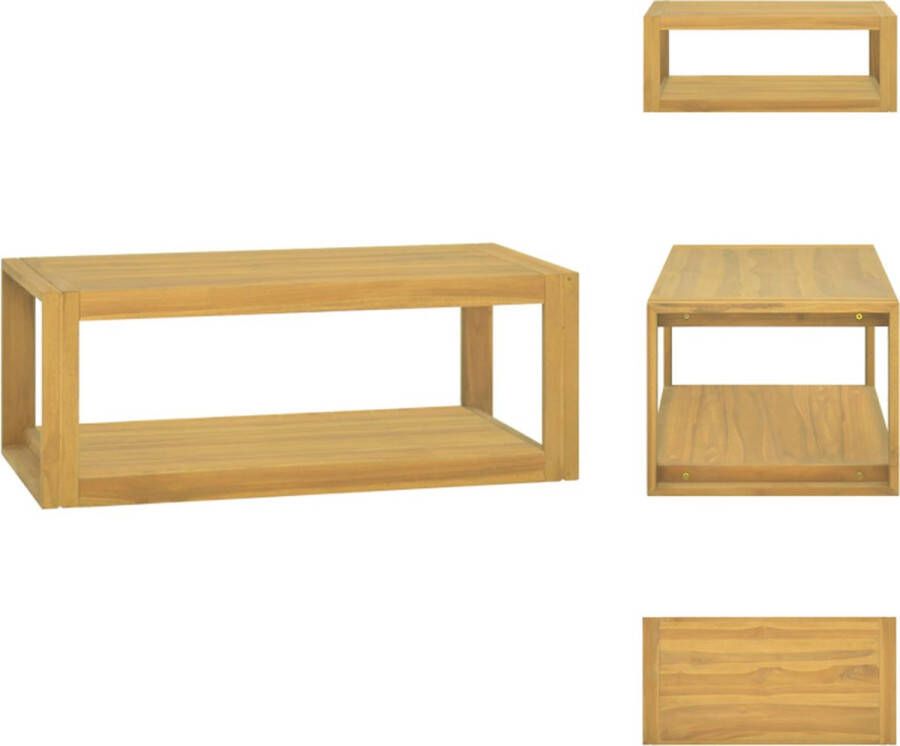 VidaXL Badkamerkast Badkamerkasten Badkamer Kast Badkamerkastje Badkamerwandkast 90x45x35 cm massief teakhout - Foto 2