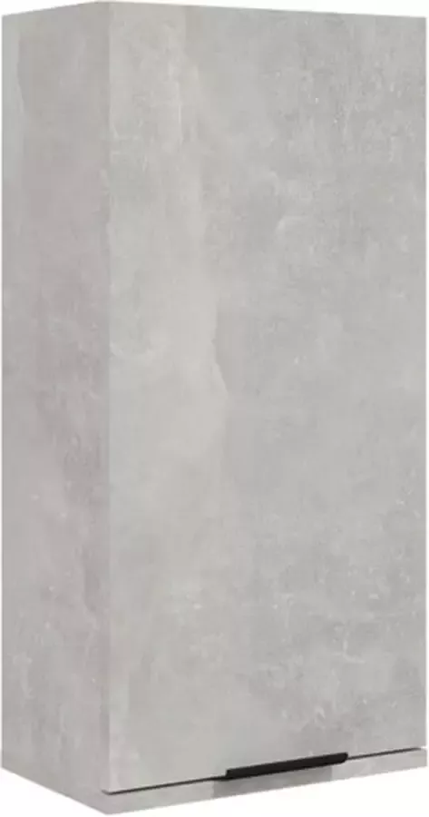 VIDAXL Badkamerkast wandgemonteerd 32x20x67 cm betongrijs - Foto 5