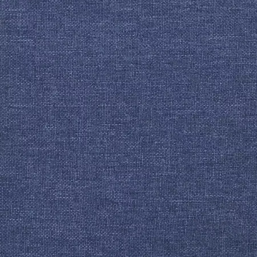 VIDAXL Bankje 100x30x30 cm stof blauw - Foto 2
