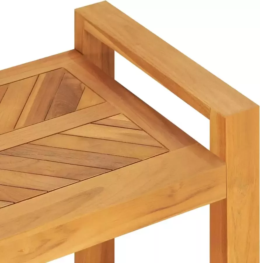 VidaXL -Bankje-120-cm-massief-teakhout - Foto 2