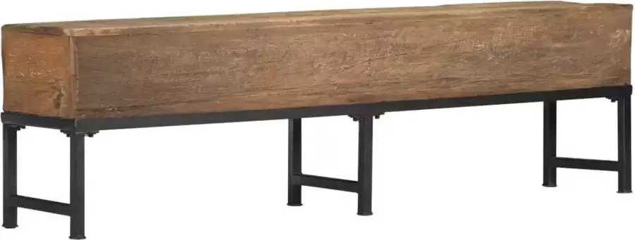 VidaXL -Bankje-160-cm-massief-gerecycled-hout