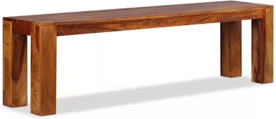 VidaXL Bankje 160x35x45 cm massief sheeshamhout