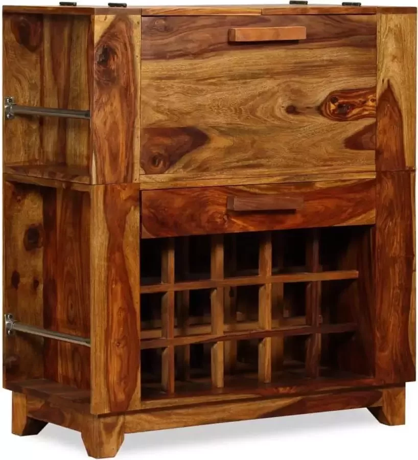 VidaXL Barkast 85x40x95 cm massief sheeshamhout - Foto 2