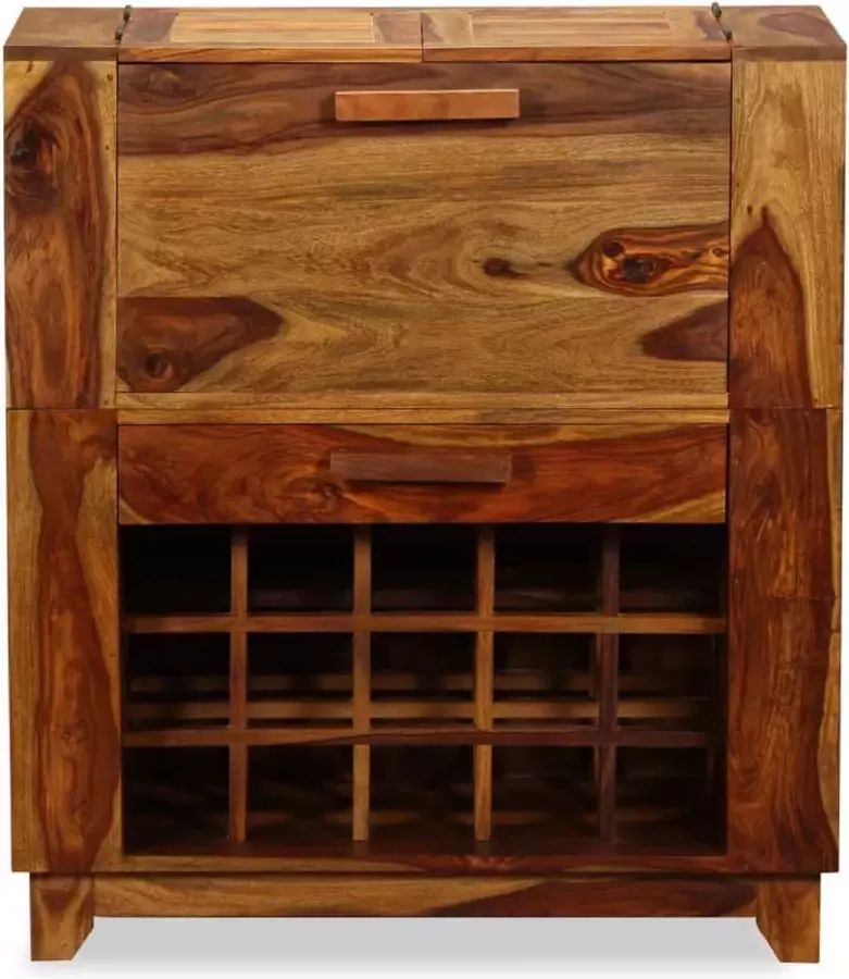 VidaXL Barkast 85x40x95 cm massief sheeshamhout