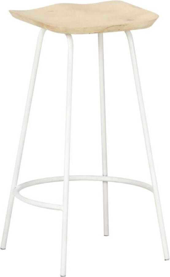 VidaXL -Barkrukken-2-st-massief-mangohout - Foto 2