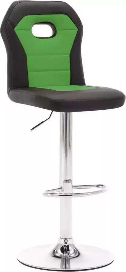 VidaXL Barstoel kunstleer groen