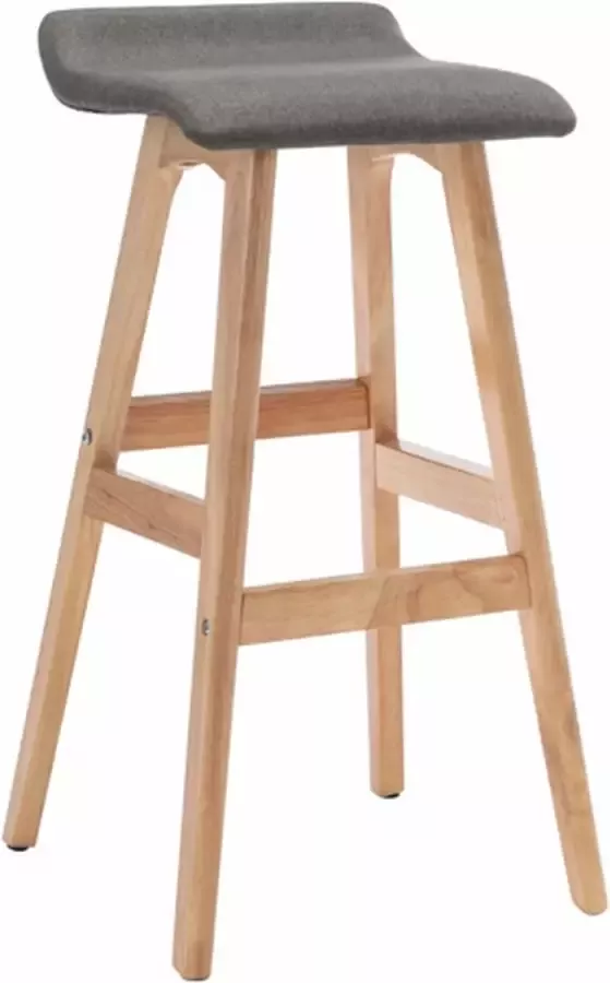 VidaXL -Barstoel-stof-donkergrijs - Foto 3