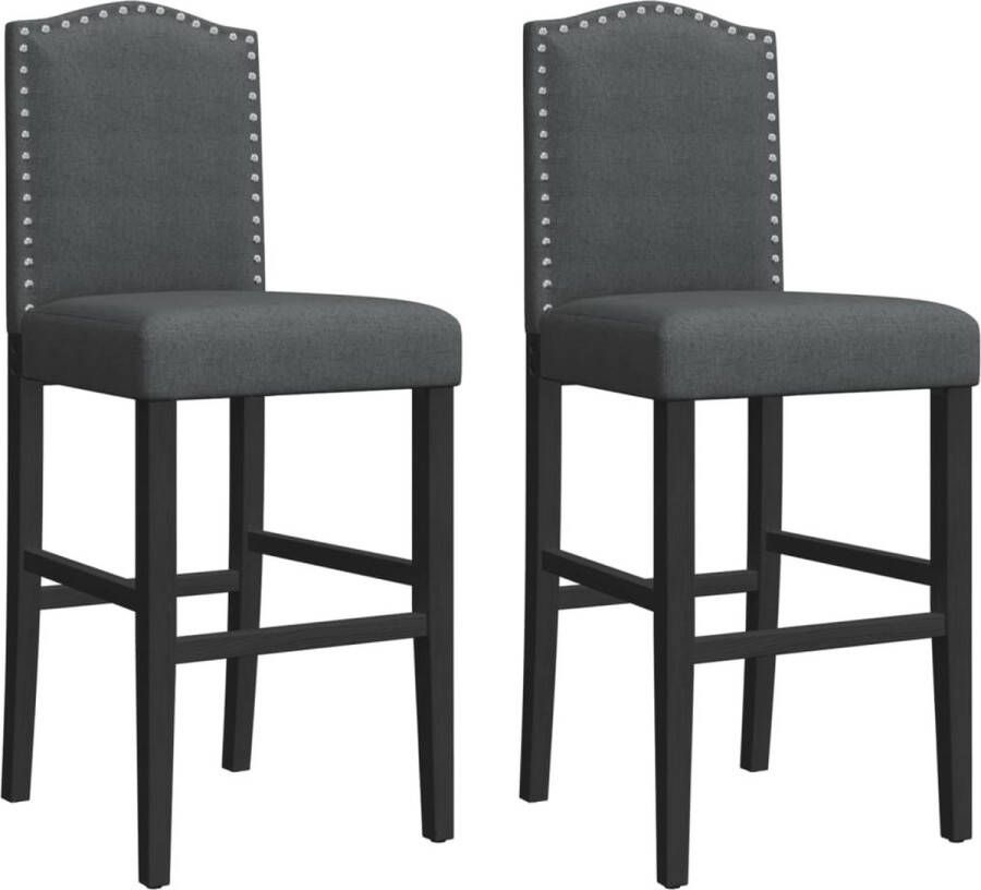 The Living Store Barstoelen Modern 44 x 52 x 116 cm Zacht en Duurzaam Eetkamerstoel Barstooi Barkruk Design Stoel Eetkamerstoel Keukenstoel - Foto 2