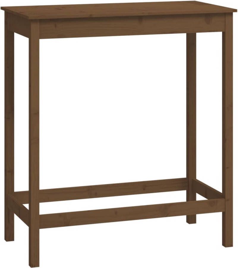 VidaXL -Bartafel-100x50x110-cm-massief-grenenhout-honingbruin
