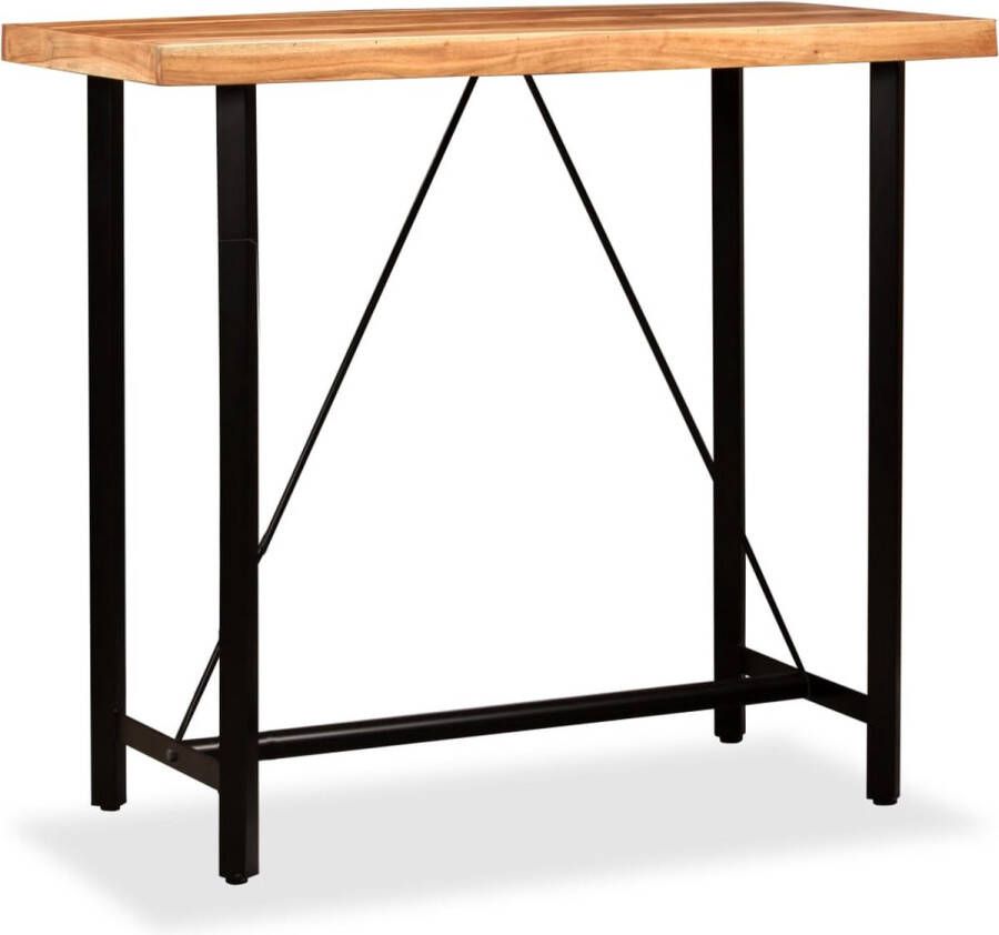 VidaXL Bartafel 120x60x107 cm massief acaciahout - Foto 2