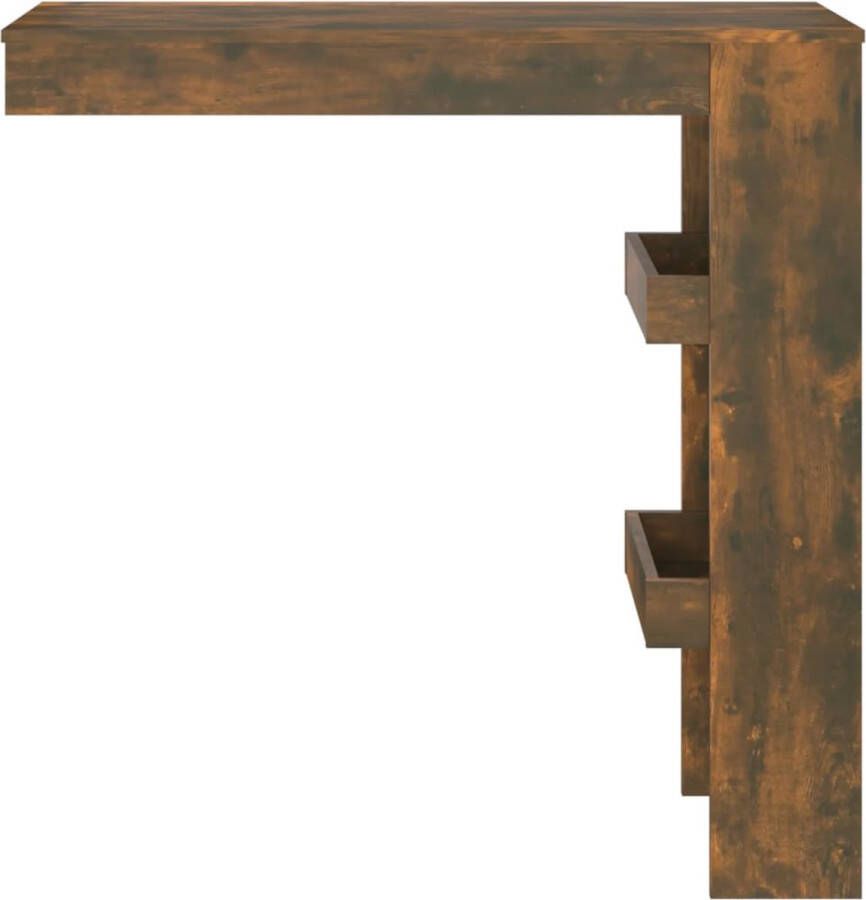 VidaXL -Bartafel-wandgemonteerd-102x45x103 5-cm-bewerkt-hout-eikenkleur - Foto 2