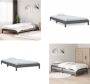 VidaXL Bed stapelbaar 100x200 cm massief grenenhout grijs Stapelbaar Bed Stapelbare Bedden Slaapmeubel Bedframe - Thumbnail 3